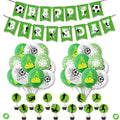 Sports Theme Football Party Supplies Soccer Balloon Banner Cake Topper Boy and Girl Birthday Party Decoration Favors X4092