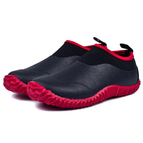 Unisex Waterproof Garden Shoes Comfortable Neoprene Ankle Rain Boots Beach Shoes Slip-on