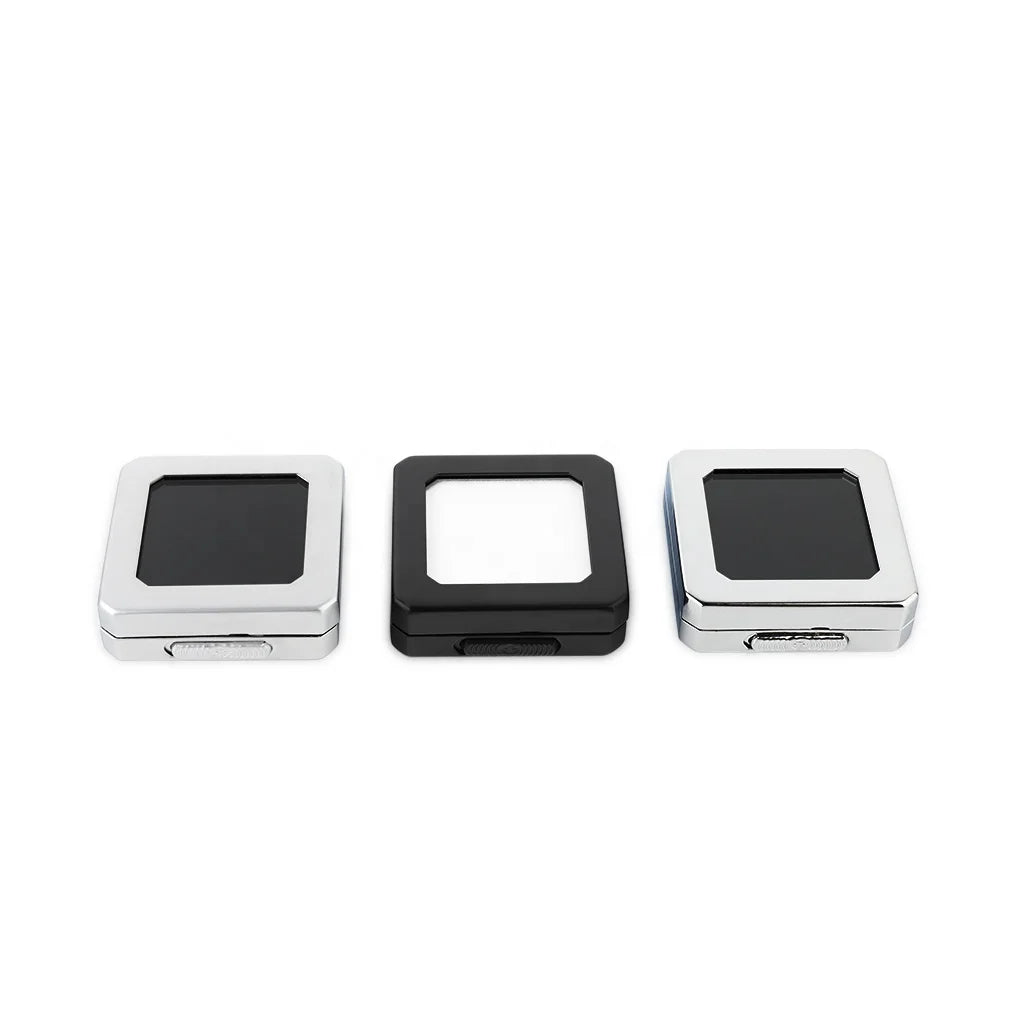 DK21664 High Quality Metal Diamond Display Box 55 X 55 X 16mm Jewelry Storage Showcase Box