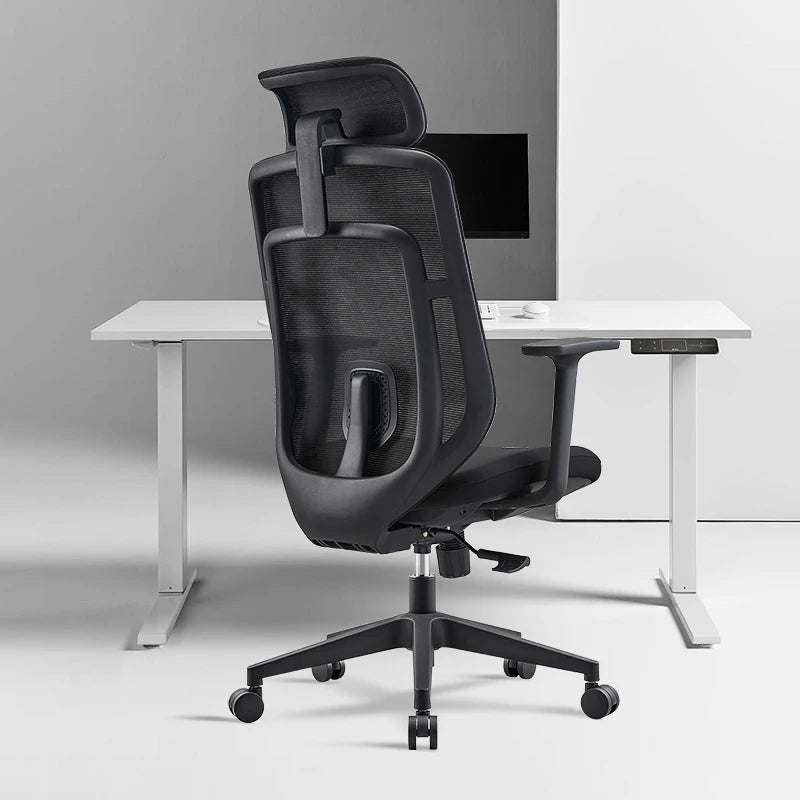 In Stock Mesh Ergonomic Office Chair Black 2D Headrest Computer Staff Swivel Modern Office Chairs