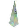 Custom Luxury Transparent Triangular Conical Shaped Box Jewelry Candy Valentine Day Plastic Gift Box