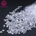 Wuzhou Wholesale 0.9mm to 3mm Small Sizes 5A Cubic Zirconia Stone Excellent Round Brilliant Cut White Zircon Gemstone