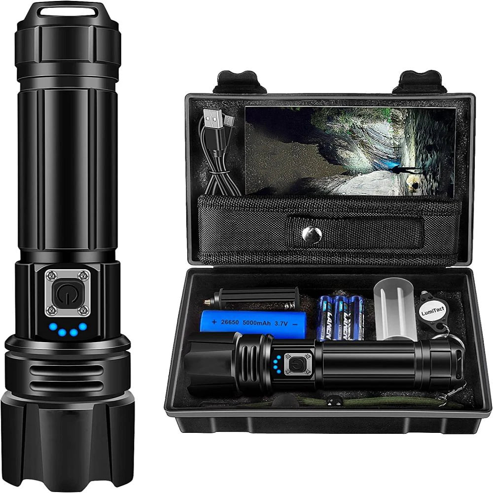 Aeternam 3000 Lumen P70 Power Bank Telescopic Zoom Waterproof Rechargeable Usb Led Tactical Torch Light Outdoor Flashlight