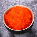 Eastocean Flying Fish Roe Frozen Seasoned Orange Tobiko Ready to Eat Japanese Food in Box/Bag Packaging