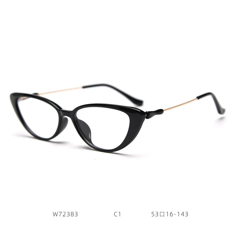 2025 Women Cat Eye Eyeglass Frame for Optical Glasses Frame TR90 Anti-Blue Light Spectacles Fashion Eyewear Red Purple
