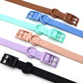 New Style XL Comfortable Polyester Dog Training Collar Set Colorful Soft PET Waterproof PVC Webbing Custom Outdoor Rivet Solid