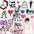 Customized Wholesale Pvc Wedding Sandal Accessories champagne Shoes Decorations Bride Groom Ring love Flowers Shoe Charms