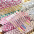 Custom logo Mini Eye Lash Eyelash Spoolies Cleaning Brush in Tube Lash Wand Tube with Diamond Disposable Eyelash Brush Keychain