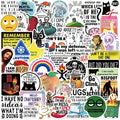 50PCS Funny Sarcastic Saying Humorous Phrase Snarky Meme Sticker