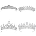 Diamond Crown Adult Birthday Party Princess Crown Wedding Zircon Bridal Tiara for Women
