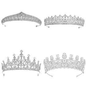 Diamond Crown Adult Birthday Party Princess Crown Wedding Zircon Bridal Tiara for Women