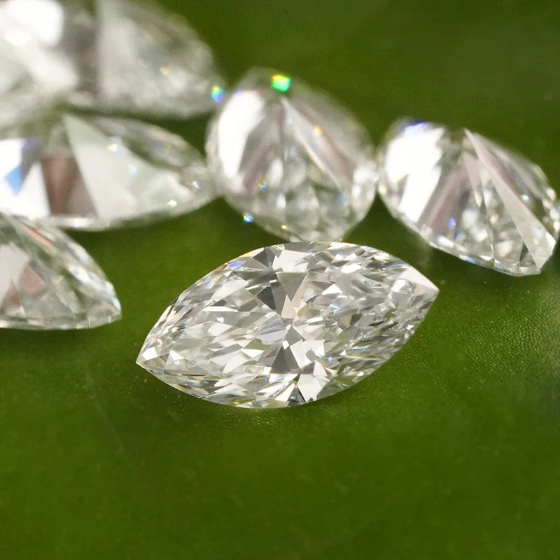 Jewelry Decorate Stone Marquise Cut 1.5*3-3*6mm Man Made Diamond Synthetic Diamond