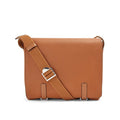 Custom Logo Messenger Bags Genuine Leather Letter Sport Men Messenger Bags Crossbody Fold Cover Casual Messenger Bags/