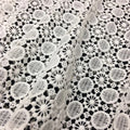 Fashion Curtain Good Quality Guipure Milk Silk Fabric Lace LT21089