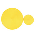 2024 New Design Quality 15Inch Braided PP Eco-Friendly Modern Placemats for Dining Table Anti-slip Tabletop Mats Yellow Home