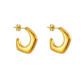 Wholesale Titanium Stainless Steel 18k Gold Plated Earring Hoops Earrings China Manufacturer Factory Supplier