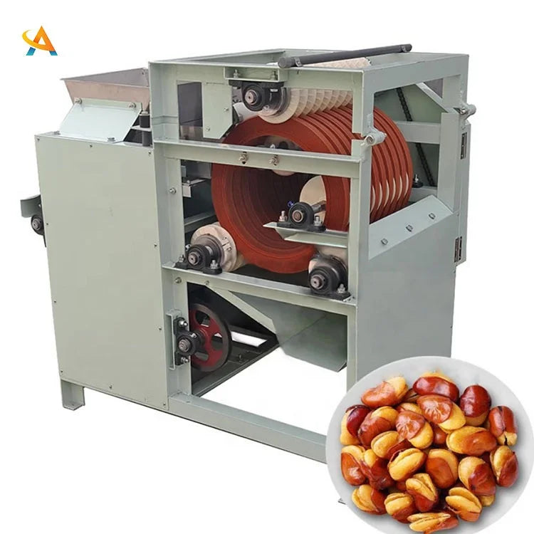 New Electric Motor 380V Broad Bean Opening & Cutting Machine with Adjustable Thermostat Easy Operation Large Capacity
