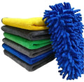 Professional Grade Premium Microfiber Towel & Microfiber Wash Mitt 2PACK or Customized Combined Car Cleaning Detailing Tools