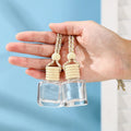 Car Aromatherapy Essential Oil Cologne Long-lasting Light Fragrance Car Wood Hanging Car Perfume Pendant