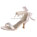 Womens Summer Sandals Shoes 2021 Ankle Strap Pearl