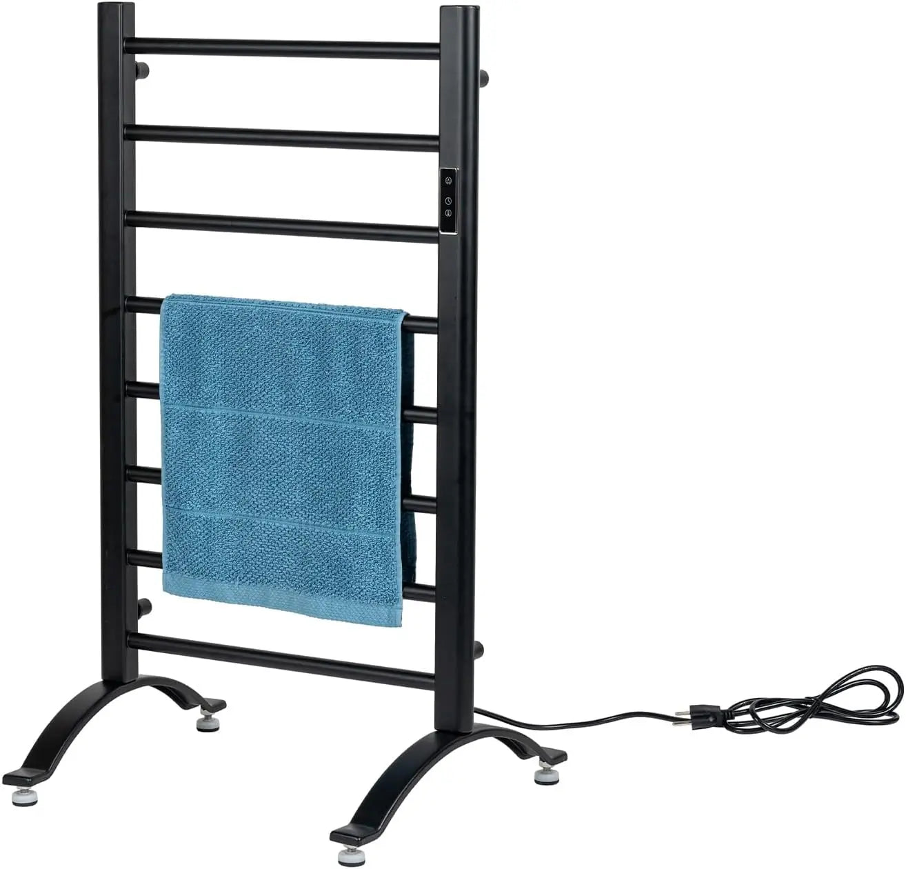 Two-Function Home Use Electrical Towel Rack Mild Steel Powder Coated Heated Adjustable for Hotel Towel Warmer Rack