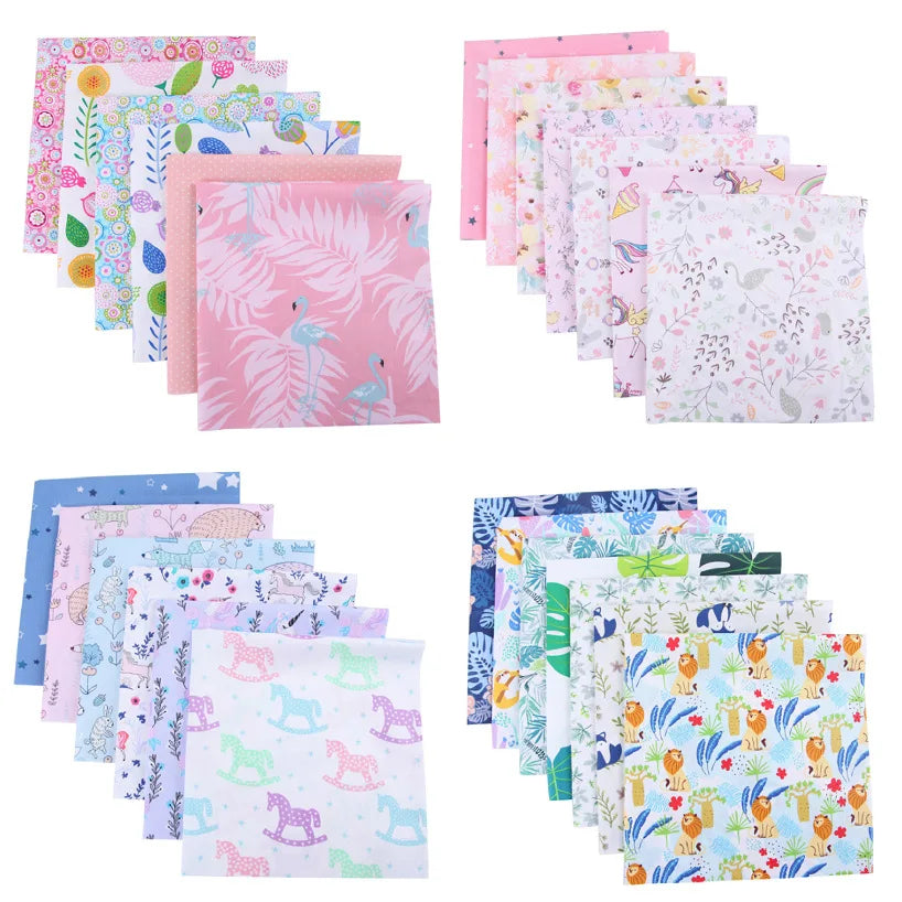 Bulk Wholesale Eco Skin-Friendly Durable Twill Pink Quilting Simple Beginners 100% Precut Cotton Fabric Cloth Patchwork