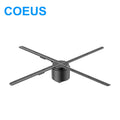 COEUS 896LED 80cm High Resolution Wifi Holographic LED Advertising Fan 3D Outdoor Waterproof Metal Display