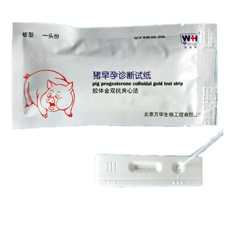 Sow Pregnancy Test Paper 10pcs Diagnostic Test for Early Pregnancy Pig Equipment