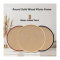 Wholesale Picture Oil Painting Frame Solid Wooden Photo Wall Frame Photo Hanging Wall Custom Round Wood OPP Bags Rectangle F004