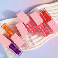 Hydrating Glossy Private Label Lip Oil Vegan Organic Fruit Flavor Vitamin E  Lip Oil