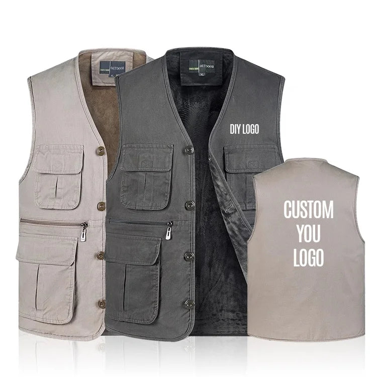 Customizable Top Design High Quality Work Vest Fashion Clothing 2023 High Quality Practical Vest Vest