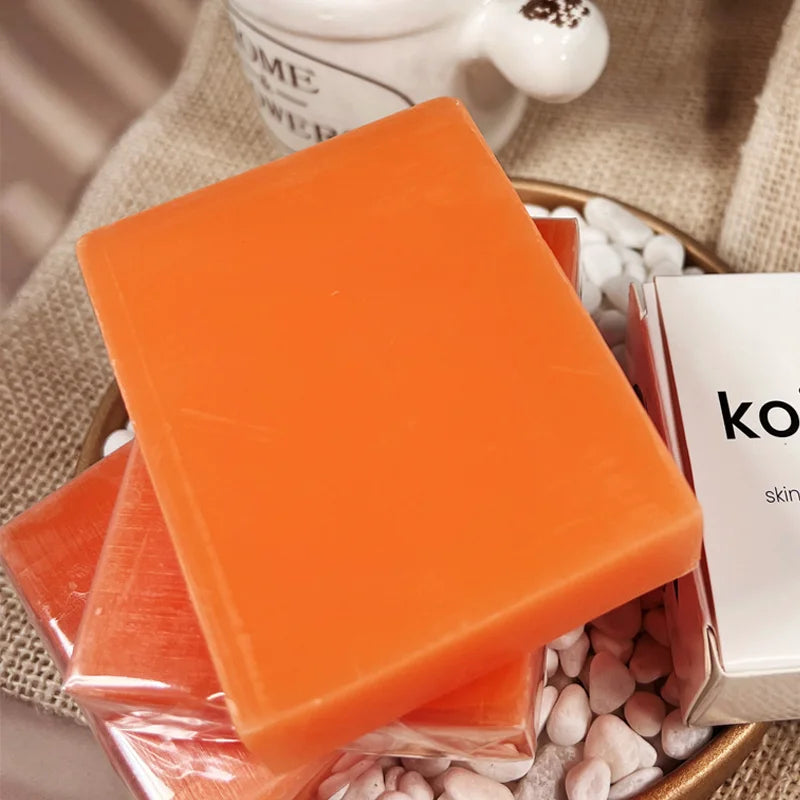 For Kojic Acid Soap Solid Herbal Antiseptic Skin Brightening Lightening Bath Body Face Whitening 140g Handmade for Women