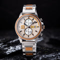 Luxury Design Watch High Quality Waterproof Wood Custom Branded Pointer Dial Display 22mm Band Factory Wholes