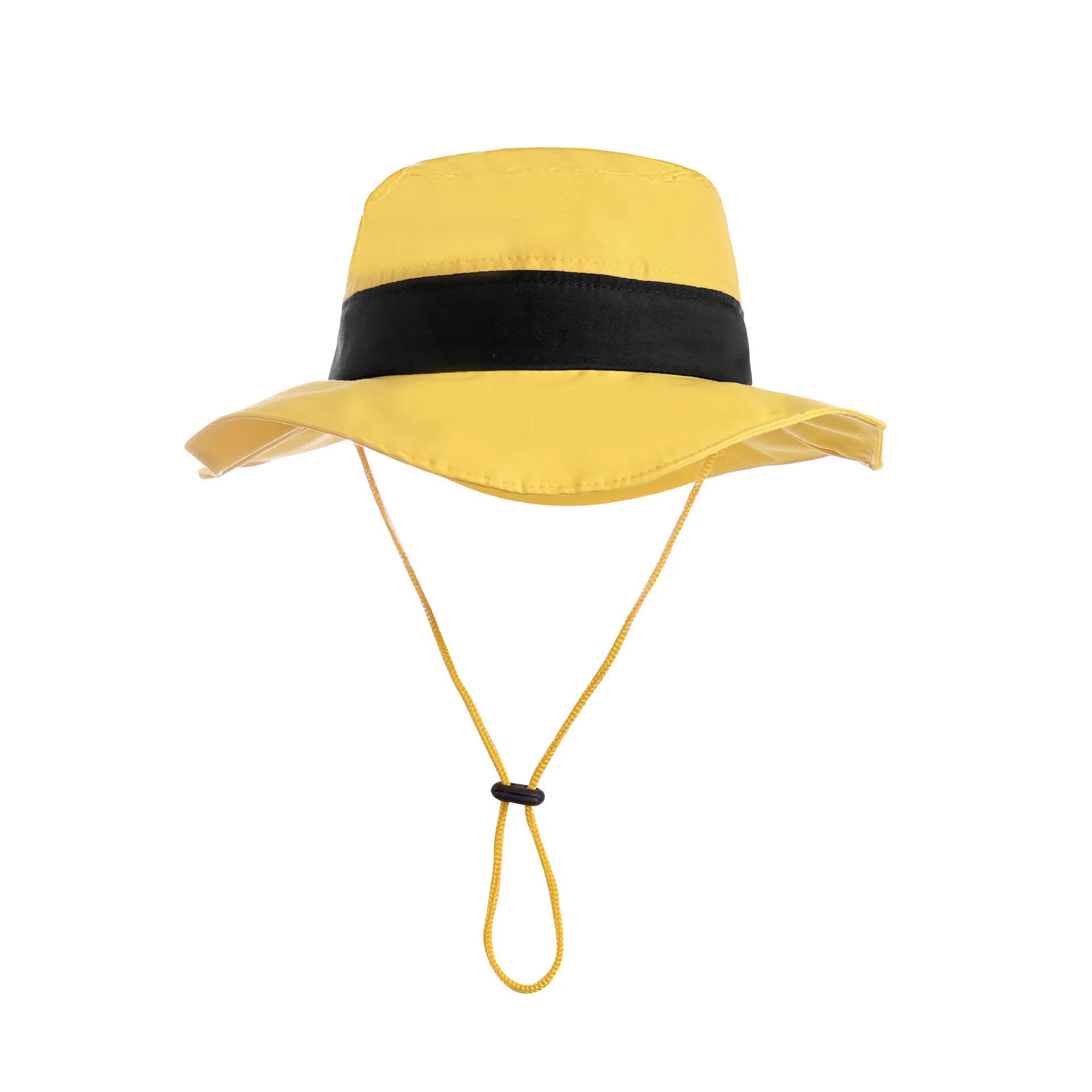 Spring Summer Children's Kindergarten Yellow Garden Cap Quick-Drying Outdoor Sunshade Printed LOGO Fisherman Bucket Hat