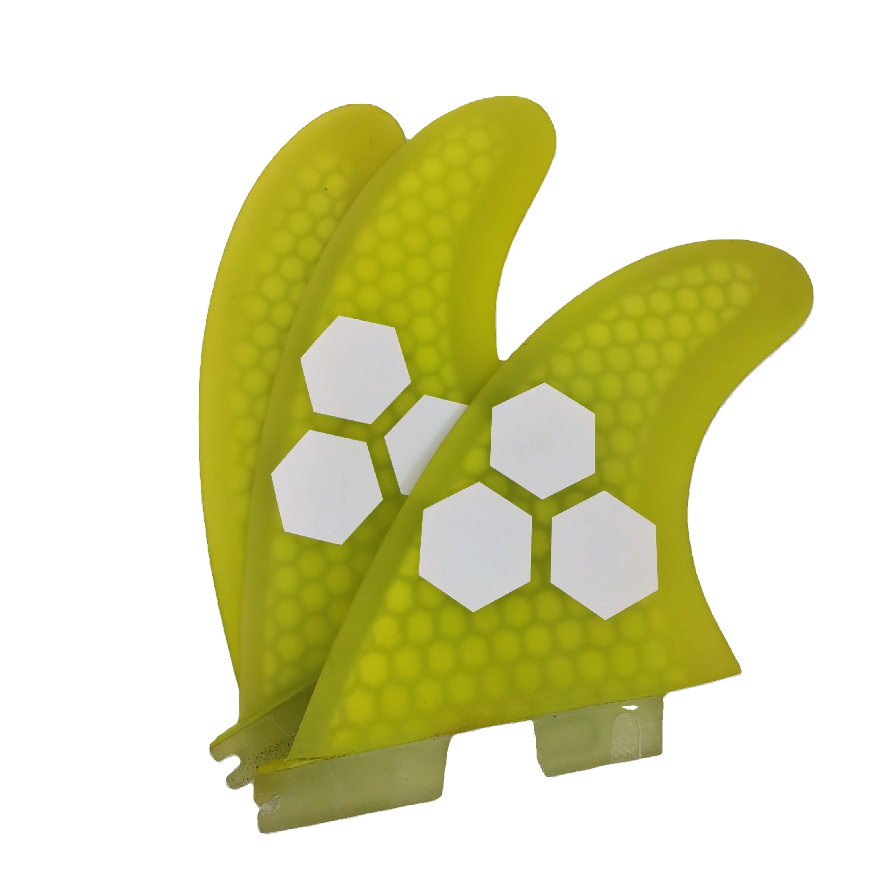 Custom OEM/ODM New Arrival Double Tab Tri Fin Set in S/M/L Sizes Fibreglass Carbon Fiber Surfboard Paddle Board Fins