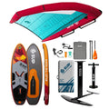E SUP Inflatable Paddle Board Soft Top Foil Surfboard Hydrofoil Surf Kit PVC Material Portable Ocean Waters Water Play Surfing