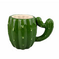 Cute Cactus Green Pottery Ceramic Mug 3D Funny Design 301-400ml Capacity AB GRADE Quality for Home Office Use