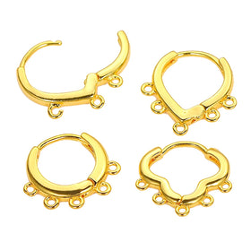 Wholesale Friends Holiday Gift Jewelry Multi-hanging Tassel Earrings Temperament Gold Round Drop Earrings Gifts for Women