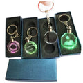 Hotsale Led Beaded Crystal Key Chain Acrylic Blanks Sublimation Crystal Keychains for Small Gifts