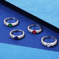 2023 Arrivals 925 Silver Finger Ring Sterling Rings Woman Engagement Jewelry Simple Design Custom Cubic Zirconia Ring