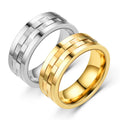 Unique Design Stainless Steel Man Ring Woman Ring Wholesale Trendy Style Hot Sale White Color Stainless Steel Jewelry