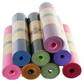 Non-Slip TPE Yoga Mat Durable Eco-Friendly Home Workout Gear Custom Printed Pattern Lightweight Portable