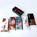New Custom  DIY Lip Balm Carton Lipstick Box Folding Cosmetic Drawer Box