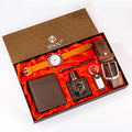 2024 Boutique Gift Set Belt+wallet+perfume+key Chain+large Dial Quartz Watch+pen