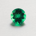 Starsgem Columbia Green Hydrothermal Type Emerald 6.5 mm Round Gemstone Jewelry Gemstone Lab Diamond
