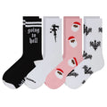 Design Your Own Logo Crew Athletic Sock Custom Breathable Knit Cotton Sport Sox Unisex Gym Sock With Custom Logo