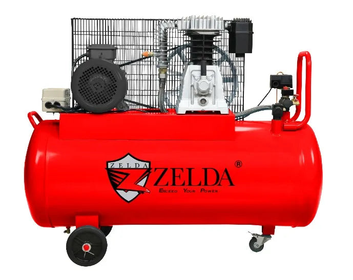 Industrial Dual Voltage 110V 220V 3HP 200L Belt Driven Air Compressor for Sale