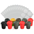 Wholesale 10g Plastic Freeze-Dried Coffee Cup 60PCS Aluminum Foil Lids Eco-Friendly Probiotics Storage Can Empty Tea Cup