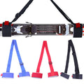 Wholesale Custom Logo EVA Rubber and Nylon Outdoor Sport Ski Binding Strap Popular Alpine Hook Loop Ski Strap