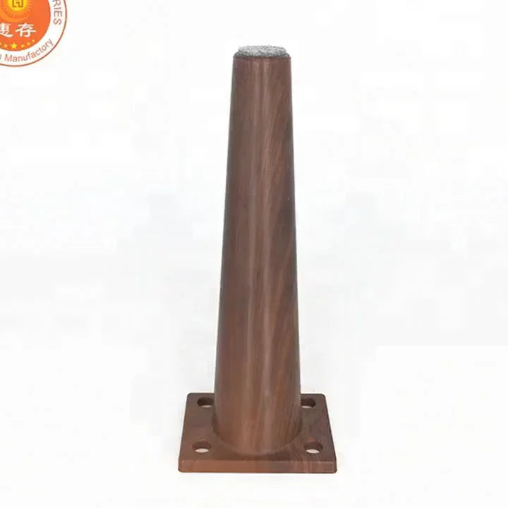 Customized Size Multicolor Imitation Wood Grain Modern Plastic Bed Legs and Sofa Chair Base for Hospital Use